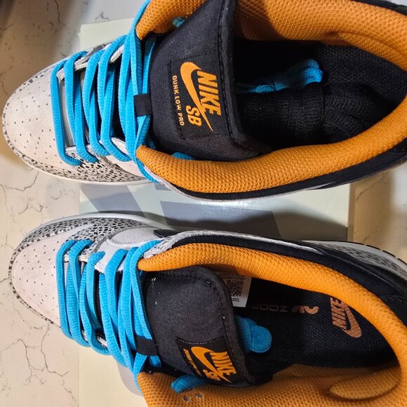 Nike SB Dunk Low Pro Electric Pack Phantom Black Monarch Size Mens 9 FZ1233 002 - Picture 7 of 9